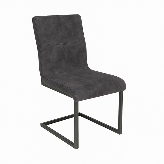 Scaun catifea GRI | model INDU QUADRANT A