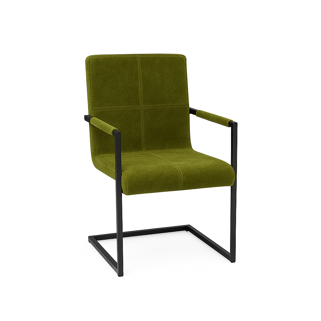 Scaun catifea BEJ | model INDU QUADRANT