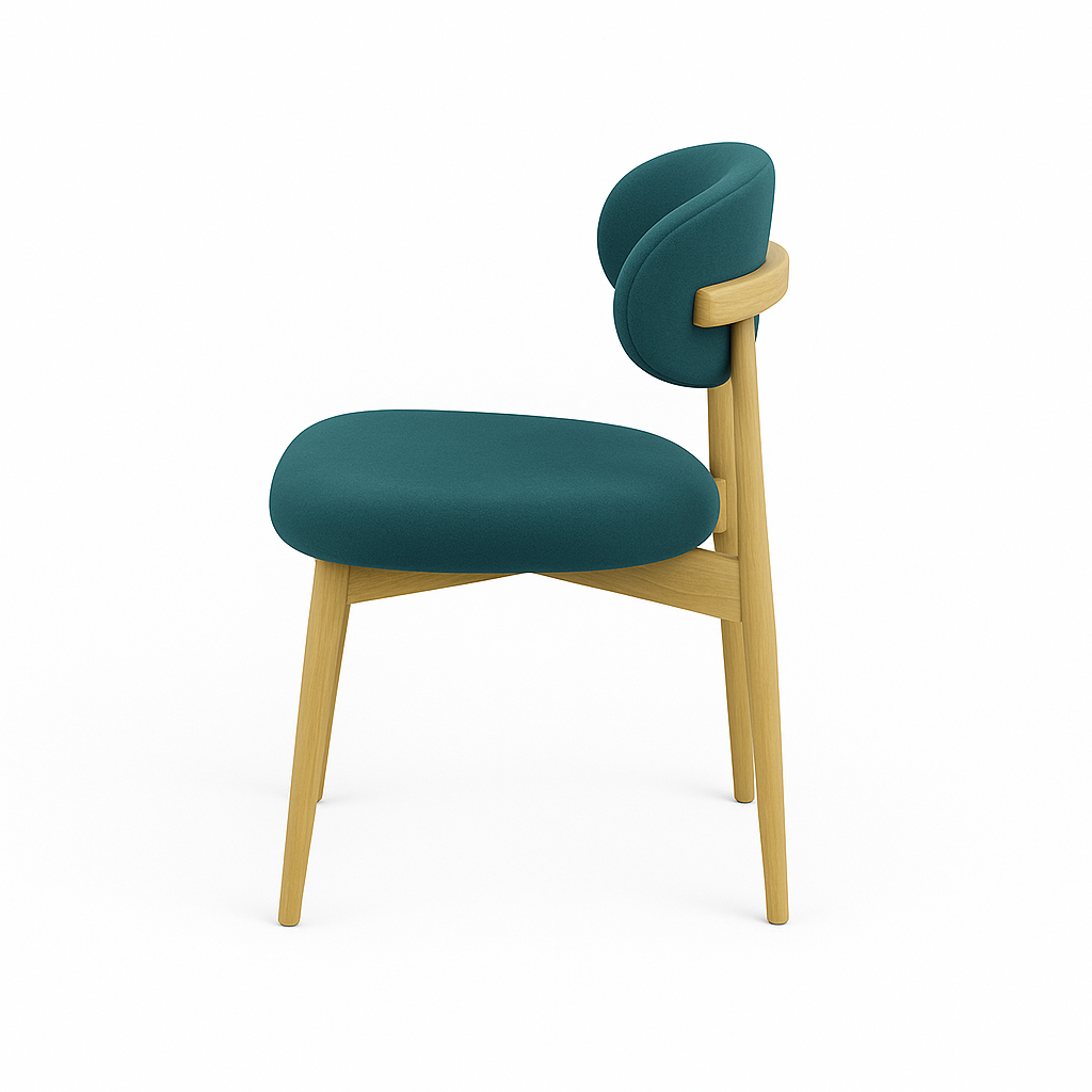 Scaun catifea VERDE | model MELISSA