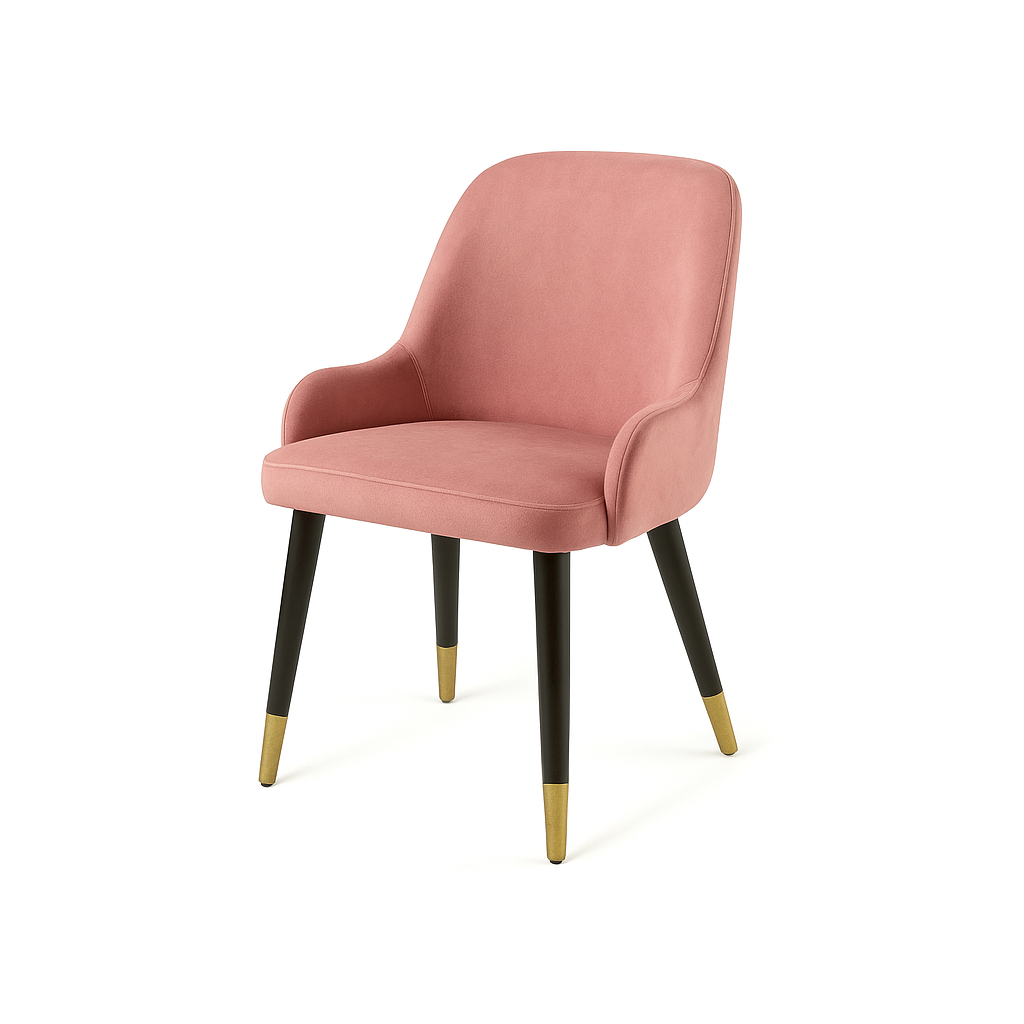 Scaun catifea GALBENA | model ROCCO G