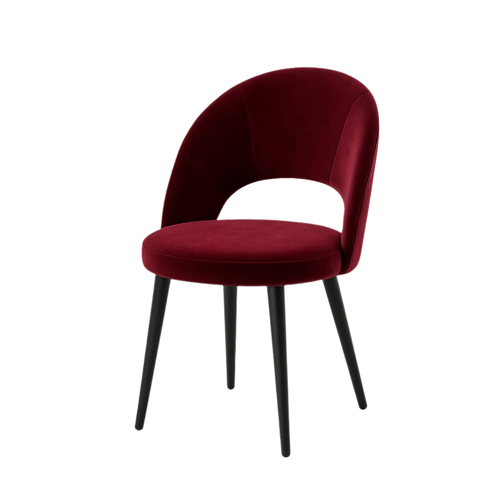 Scaun catifea ALBASTRA | model RON