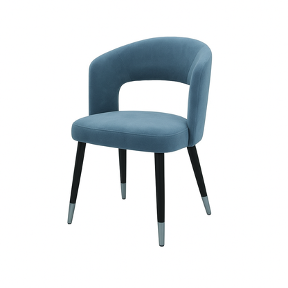 Scaun catifea GALBENA | model SANDY