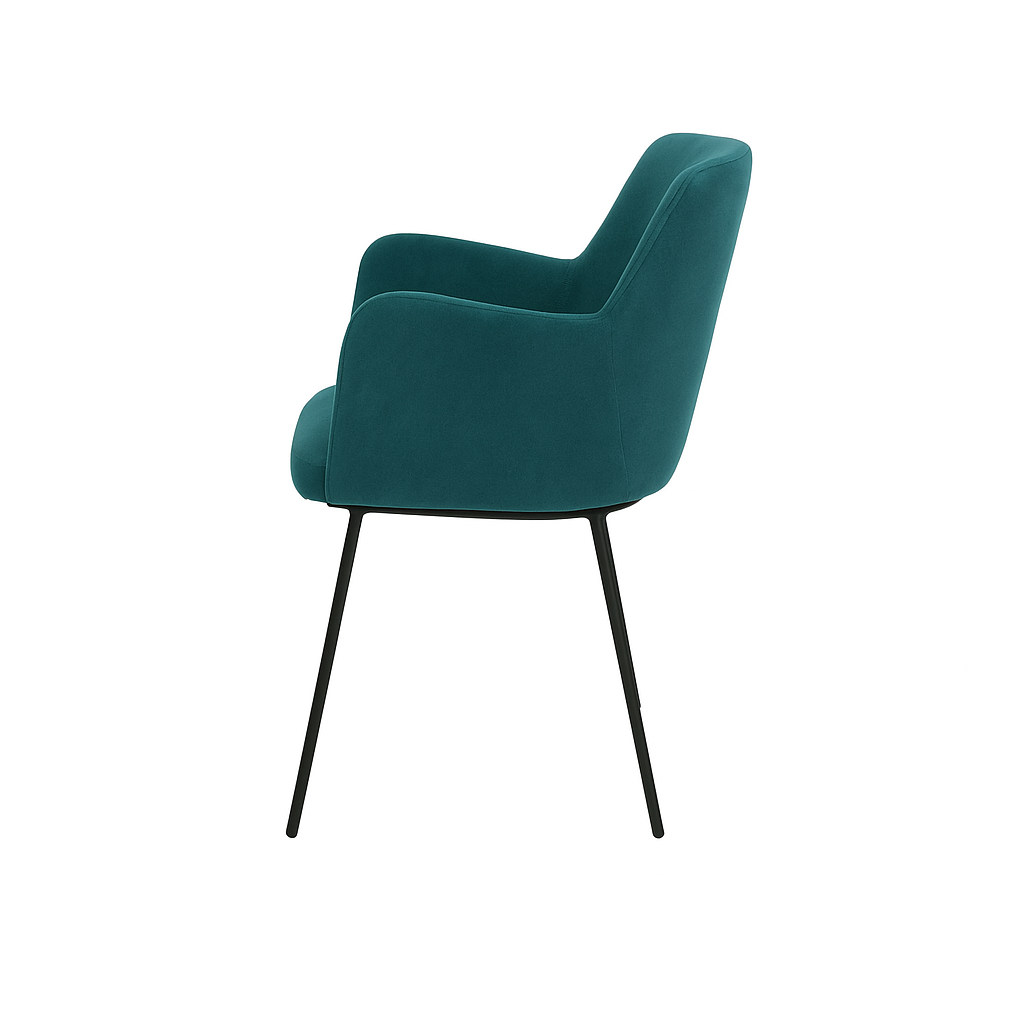 Scaun catifea ALBASTRA | model SIGMA