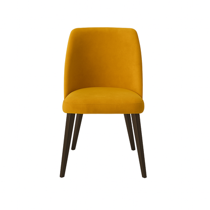 Scaun catifea GALBENA | model SOLO