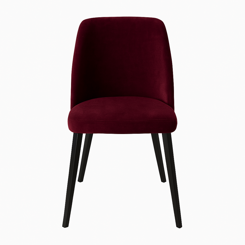 Scaun catifea GALBENA | model SOLO