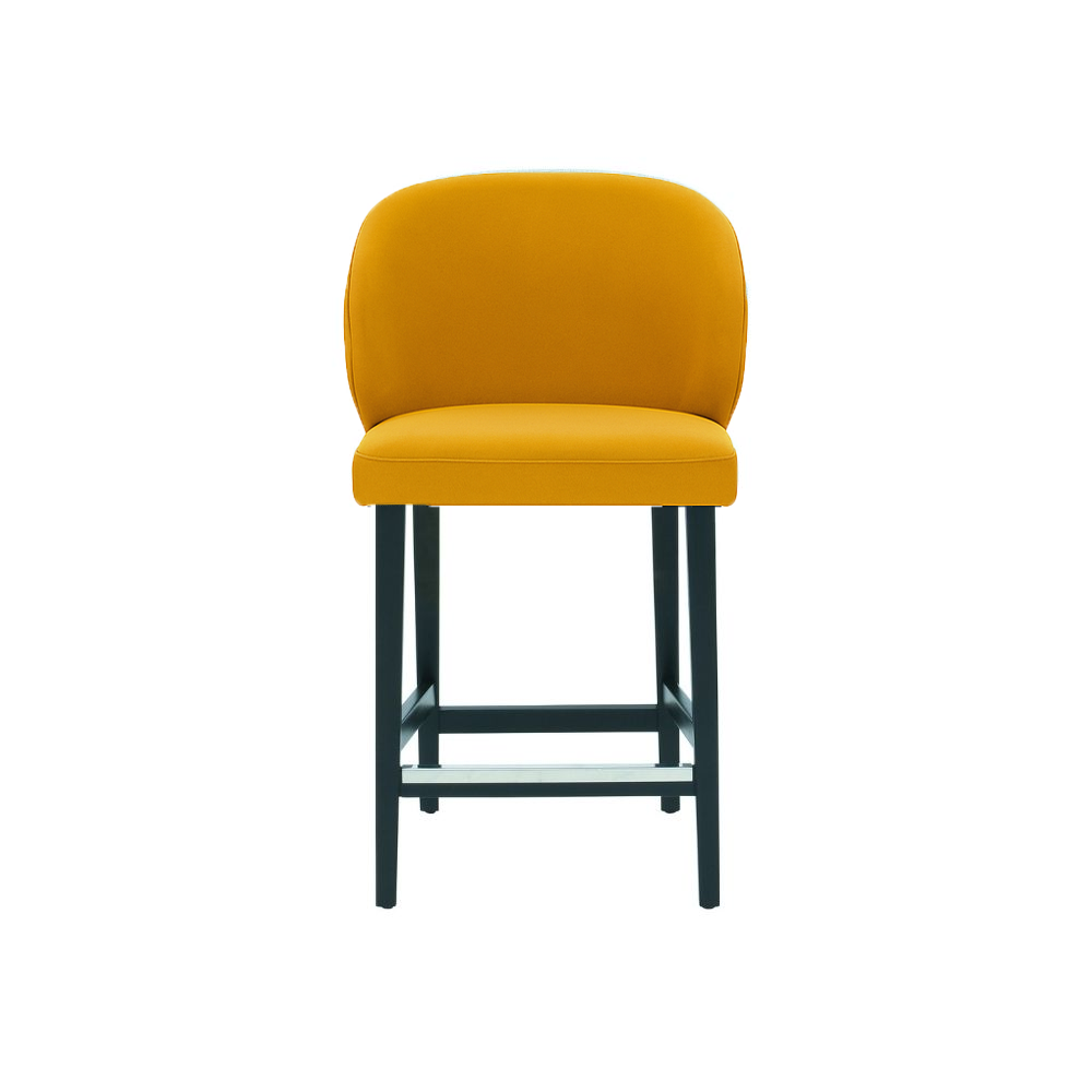 Scaun de bar catifea TURCOAZ | model CAPRICE