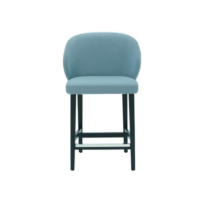 Scaun de bar catifea ALBASTRA | model CAPRICE