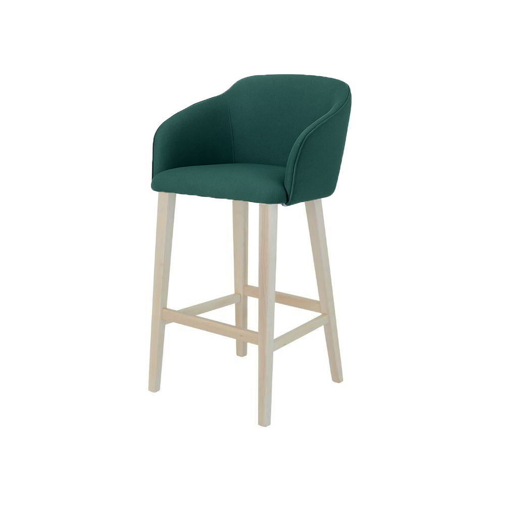 Scaun insula catifea VERDE | model CROCO