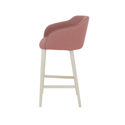 Scaun insula catifea ROZ | model CROCO