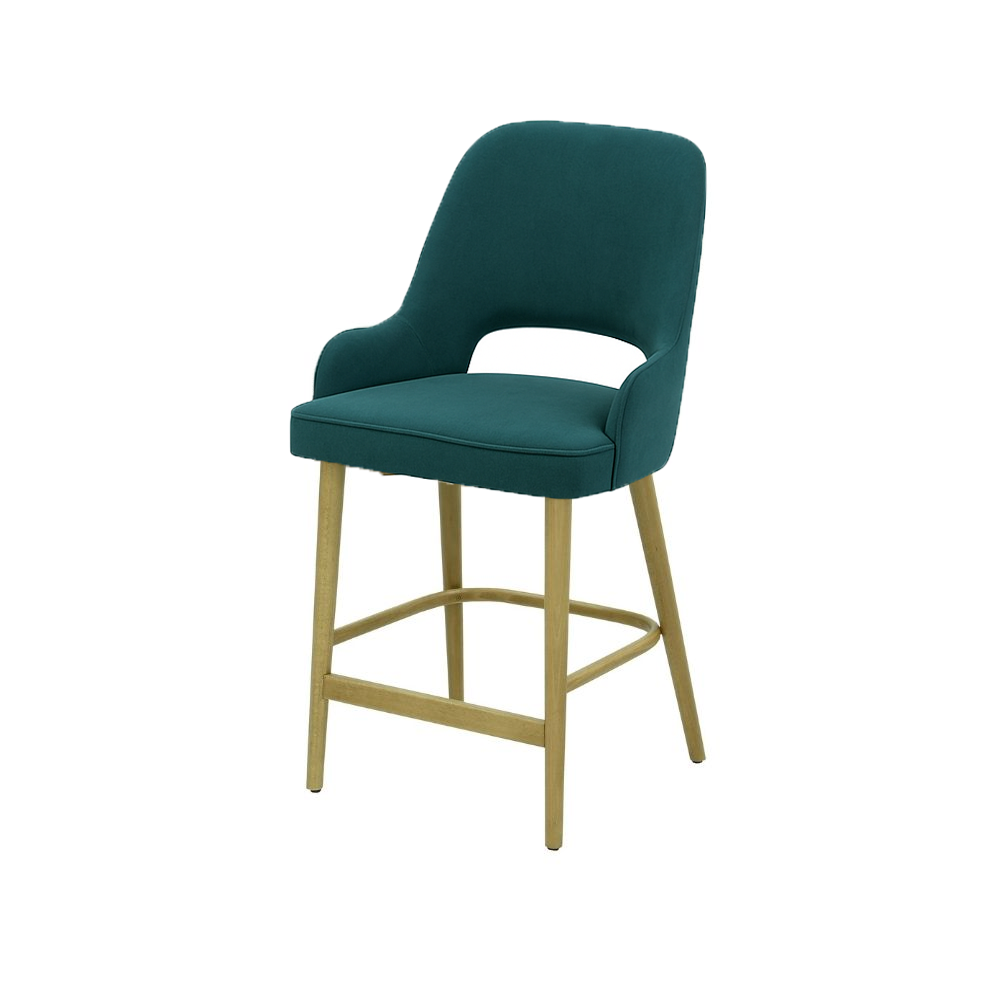 Scaun insula catifea VERDE | model HUGO