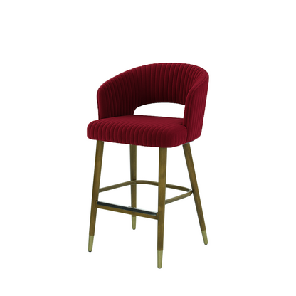 Scaun insula catifea ROZ | model THOMAS