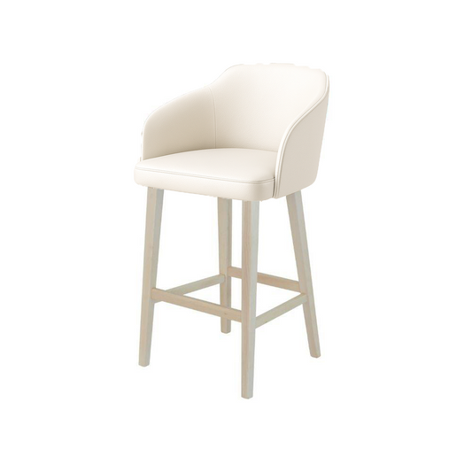 Scaun bar piele ALBA | model CROCO