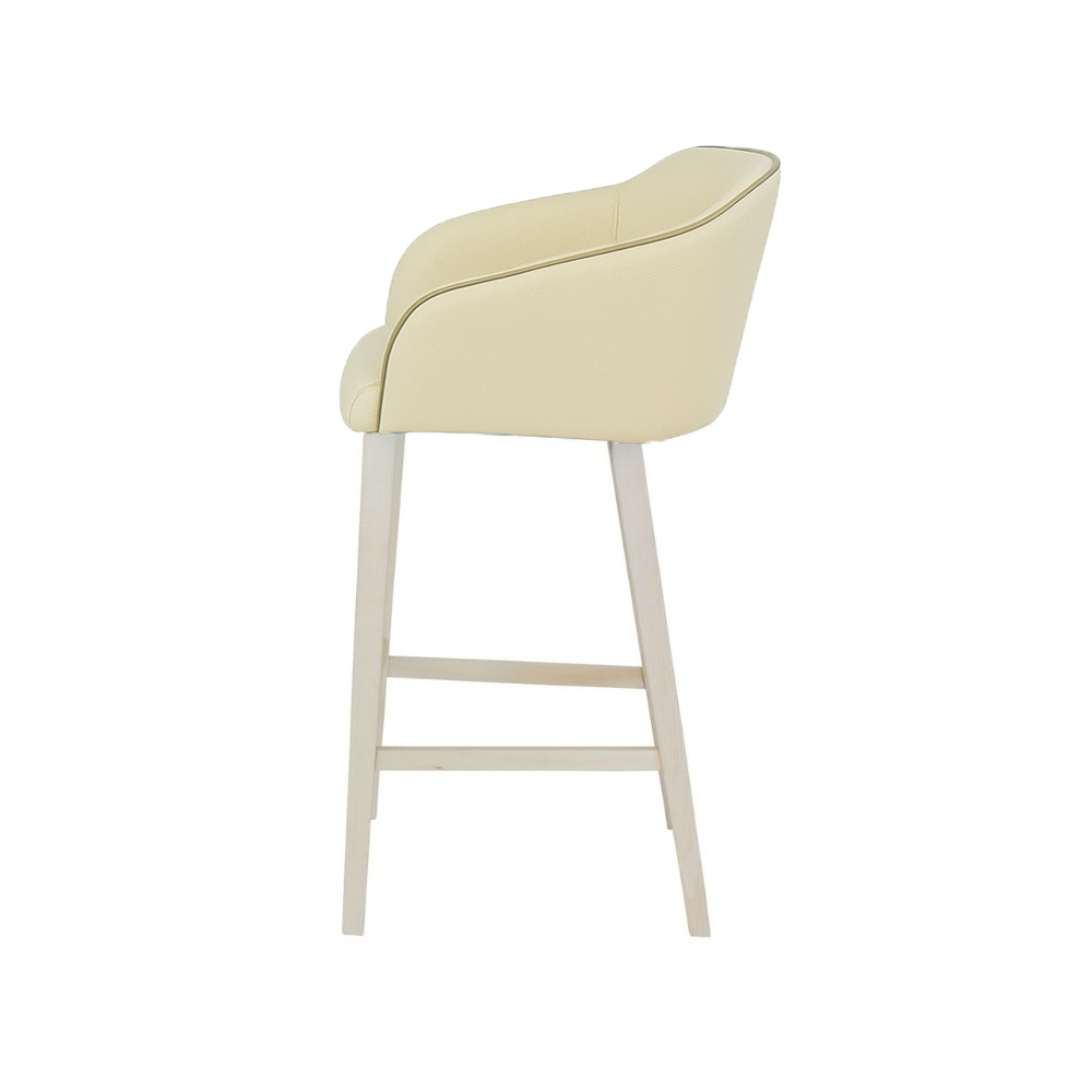 Scaun bar piele naturala MARO | model CROCO