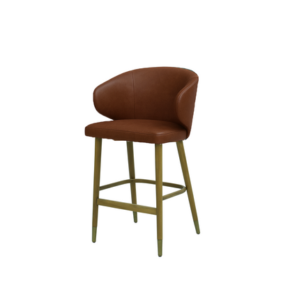 Scaun insula piele naturala VERDE | model CAPRICE