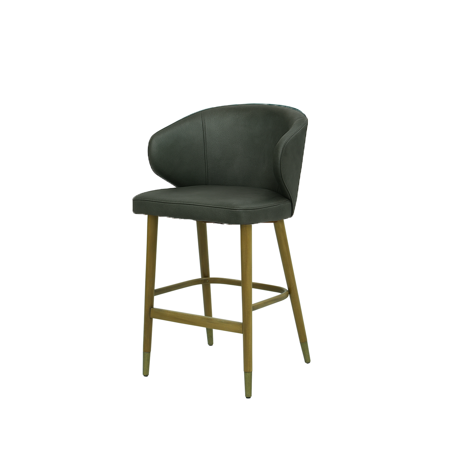 Scaun insula piele naturala VERDE | model CAPRICE