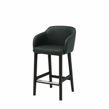 Scaun insula piele GALBENA | model CROCO