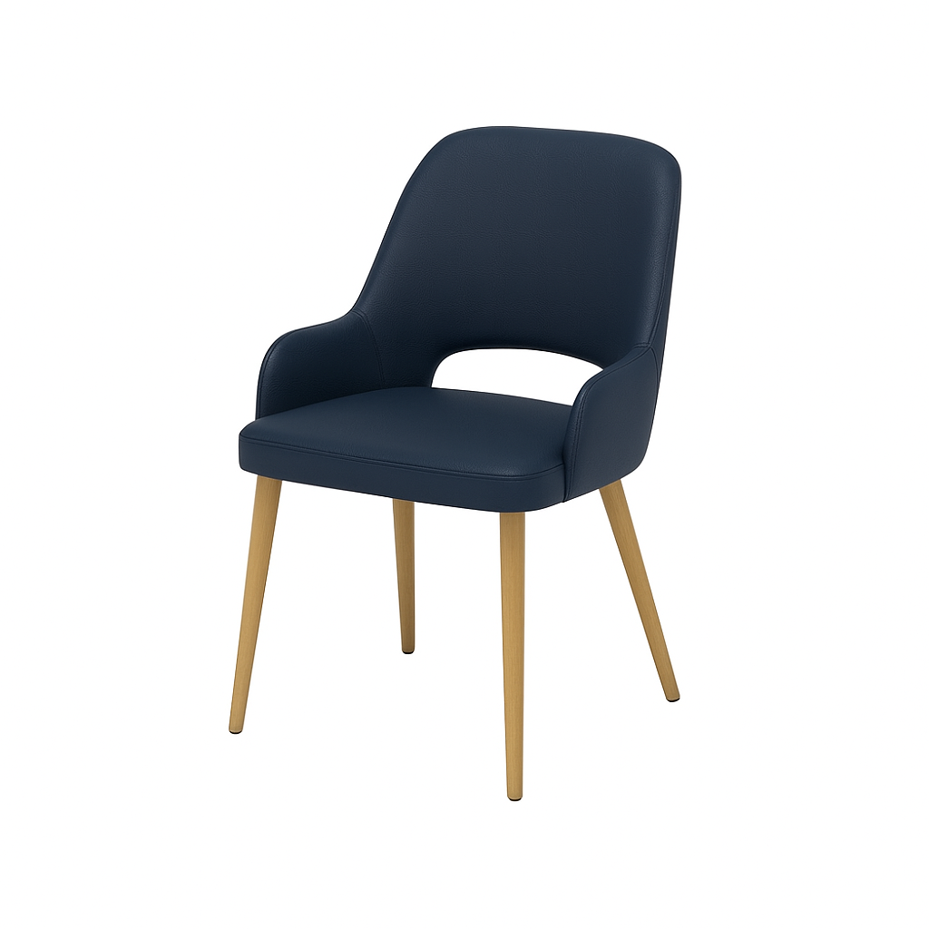 Scaun piele VERDE | model HUGO