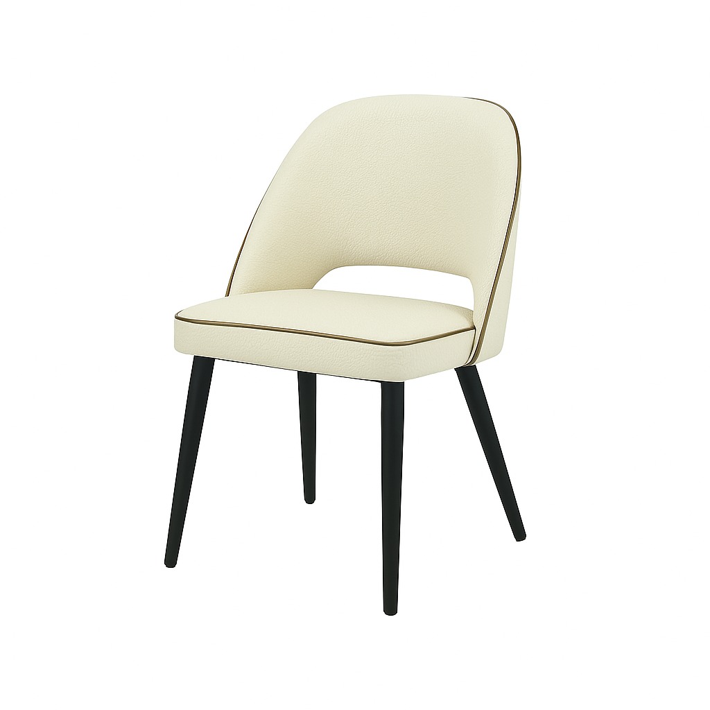 Scaun piele GALBENA | model GABE