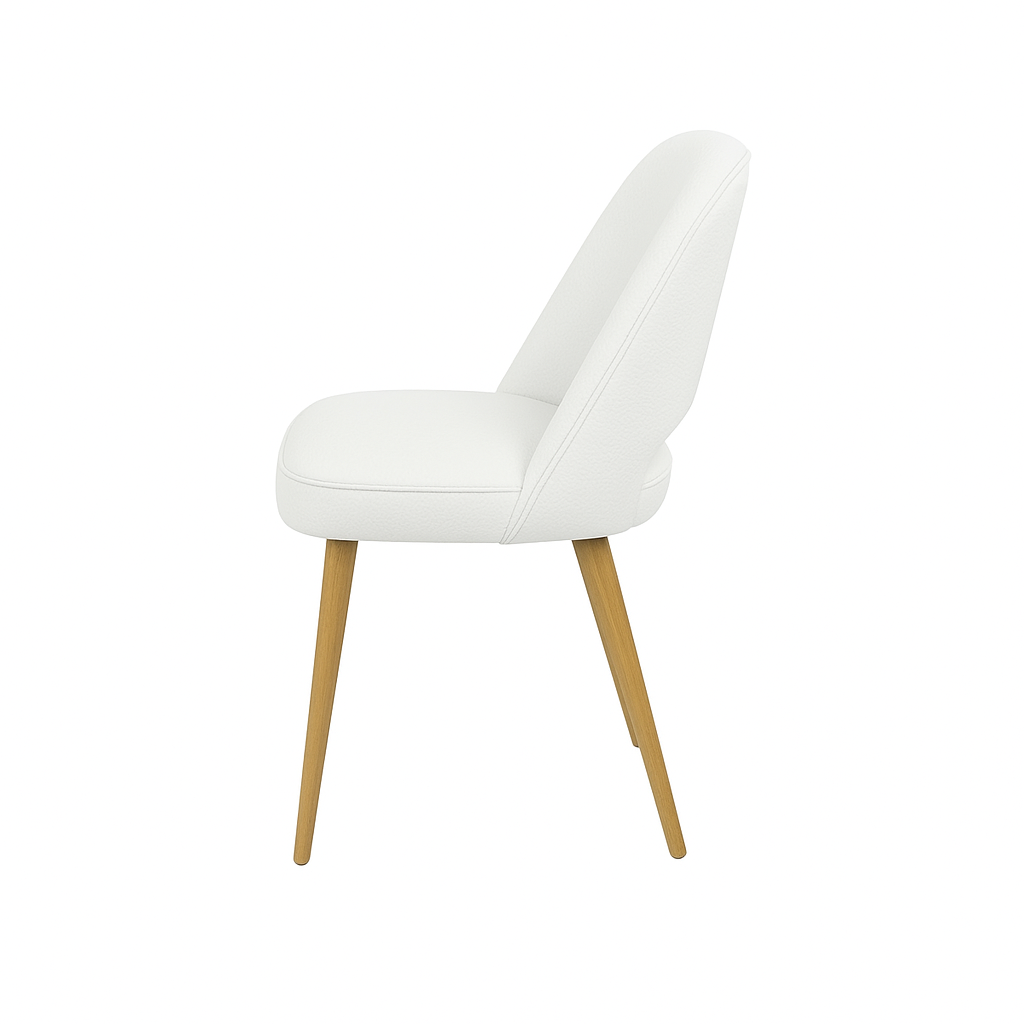 Scaun piele GALBENA | model HUGO