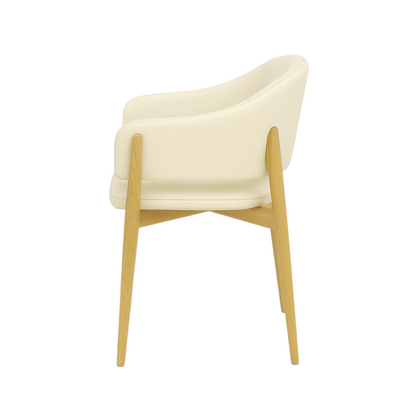 Scaun piele BEJ | model ALMA