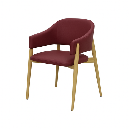 Scaun piele GALBENA | model ALMA