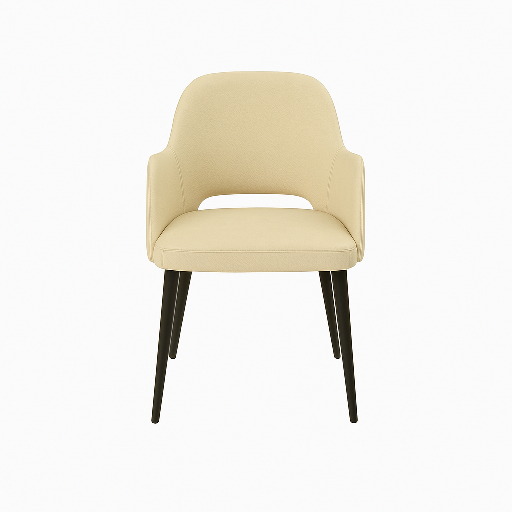 Scaun piele GALBENA | model APRIL