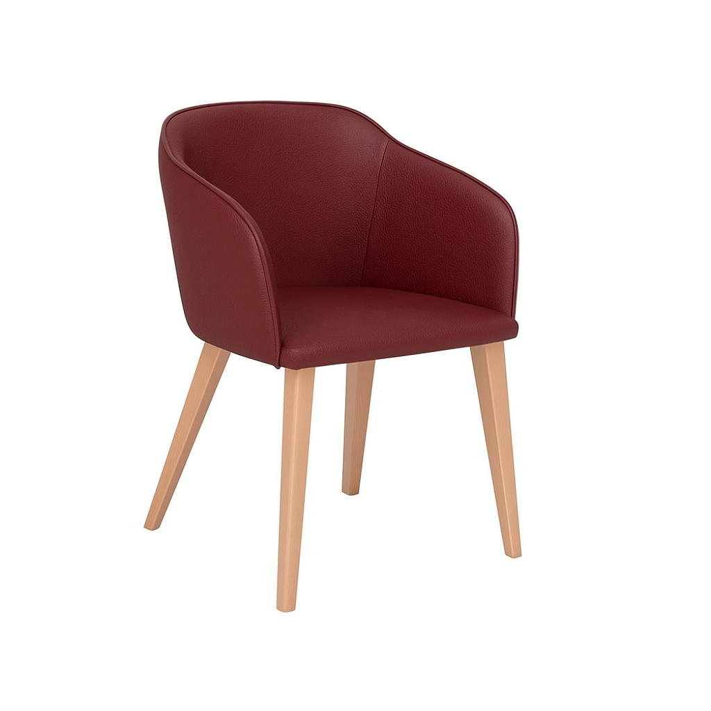 Scaun piele ALBA | model CROCO