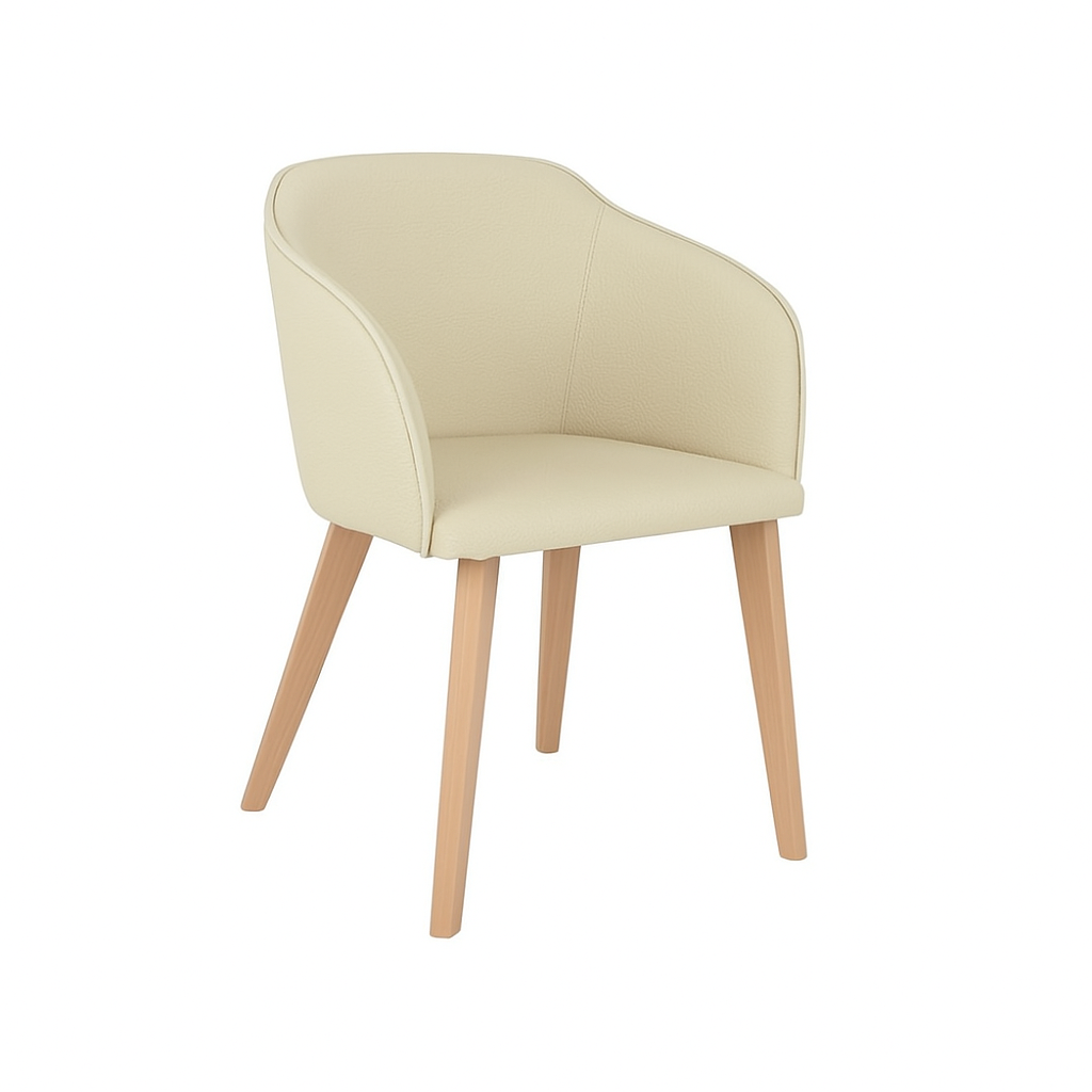 Scaun piele ALBA | model CROCO