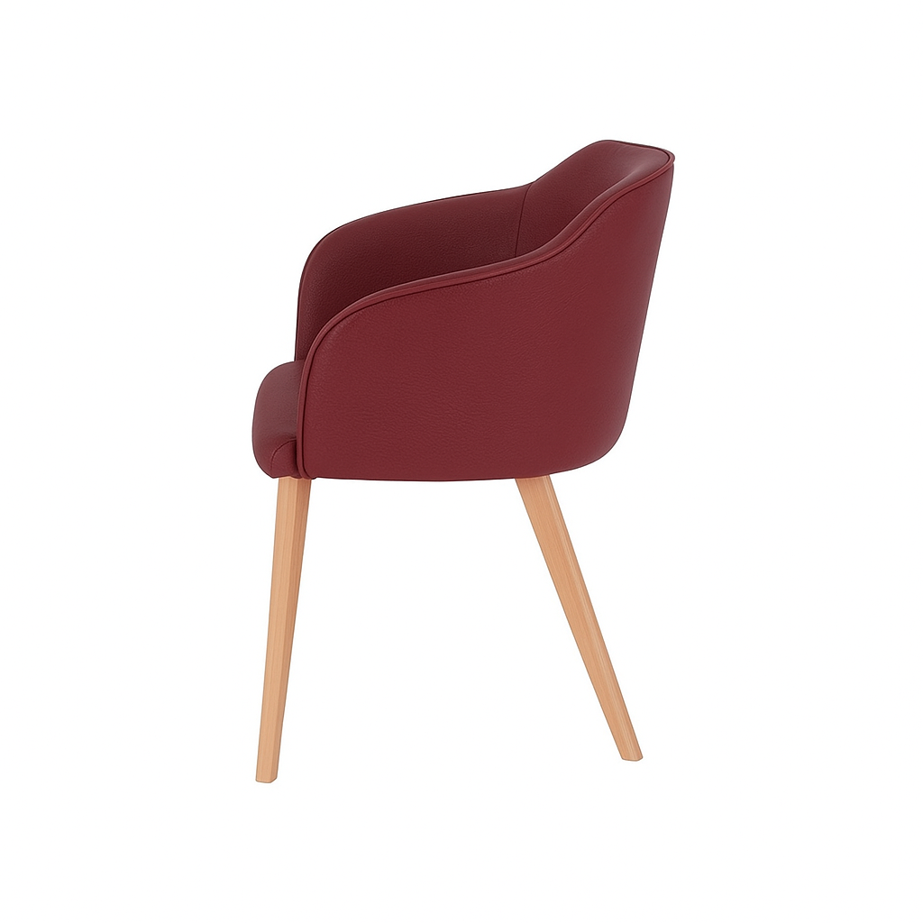 Scaun piele BEJ | model CROCO