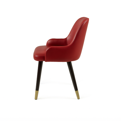 Scaun piele NEAGRA | model ROCCO G