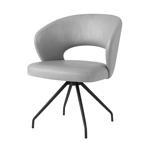 Scaun piele GRI | model ROSE