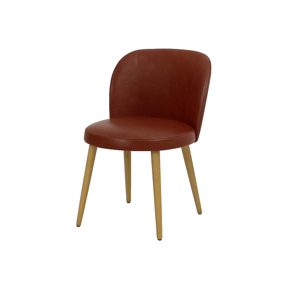 Scaun piele BEJ | model SAM