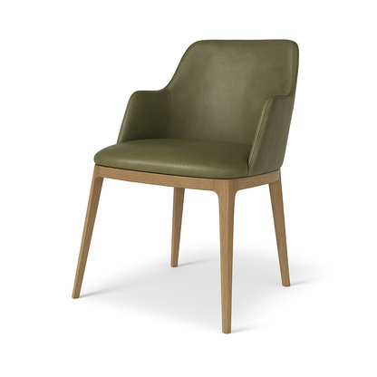 Scaun piele VERDE | model VIVI