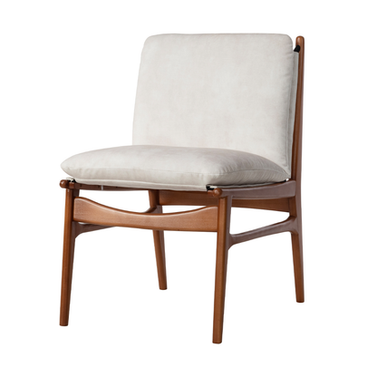 Scaun din lemn si stofa | model ALDO NA